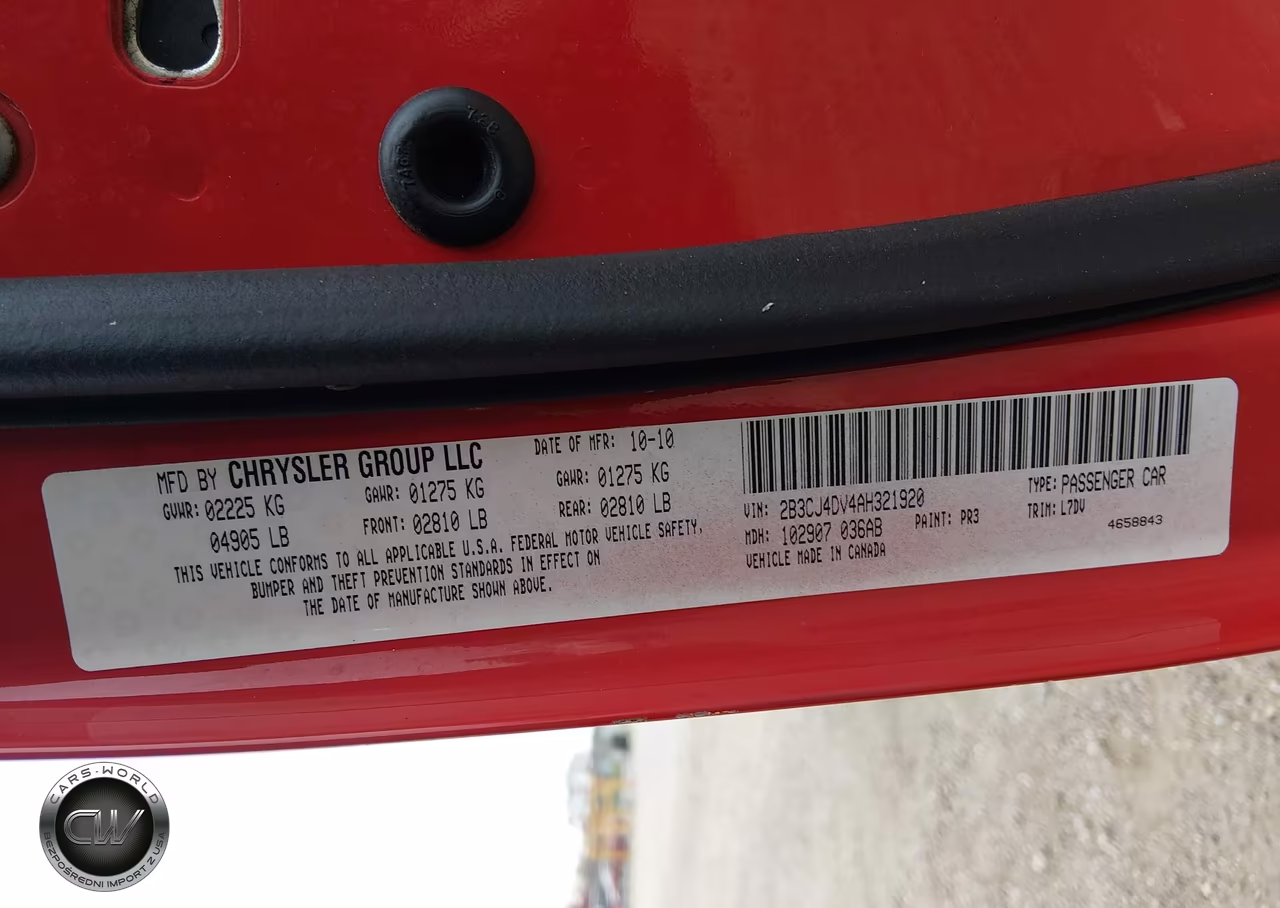 2010 Dodge Challenger Se VIN:2B3CJ4DV4AH321920 - 9