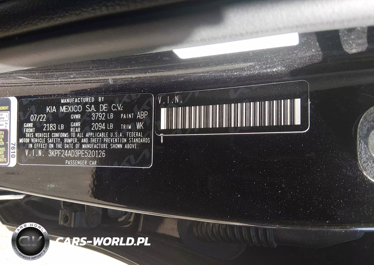 2023 Kia Forte Lxs VIN:3KPF24AD3PE520126 - 9