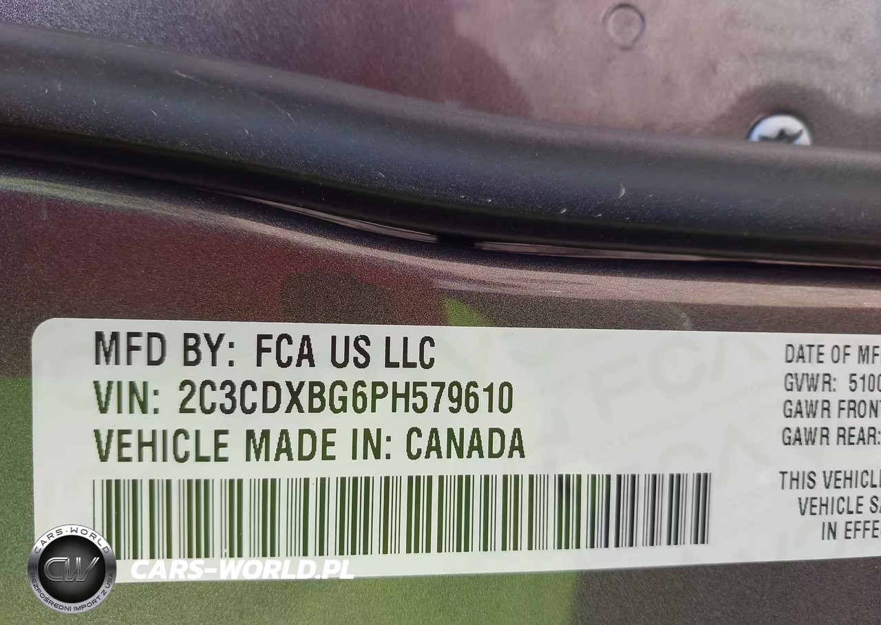 2023 Dodge Charger Sxt VIN:2C3CDXBG6PH579610 - 9