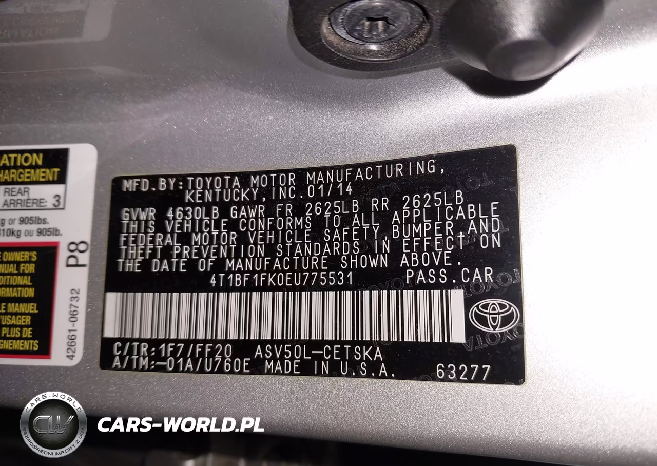 2014 Toyota Camry Se Sport VIN:4T1BF1FK0EU775531 - 9