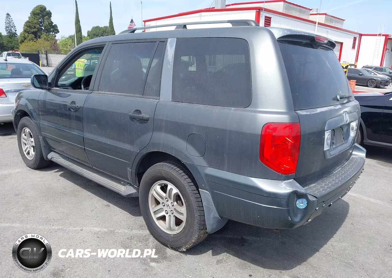 2004 Honda Pilot Ex-L VIN:2HKYF18664H609327 - 3