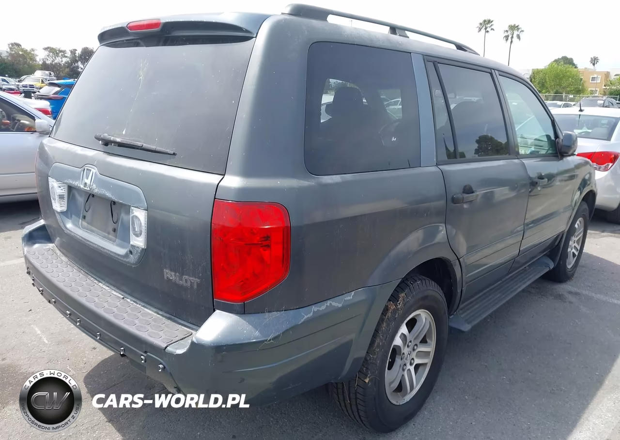 2004 Honda Pilot Ex-L VIN:2HKYF18664H609327 - 4