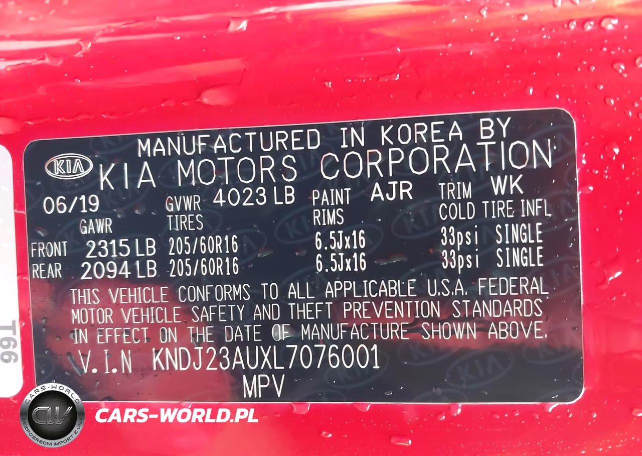 2020 Kia Soul Lx VIN:KNDJ23AUXL7076001 - 9