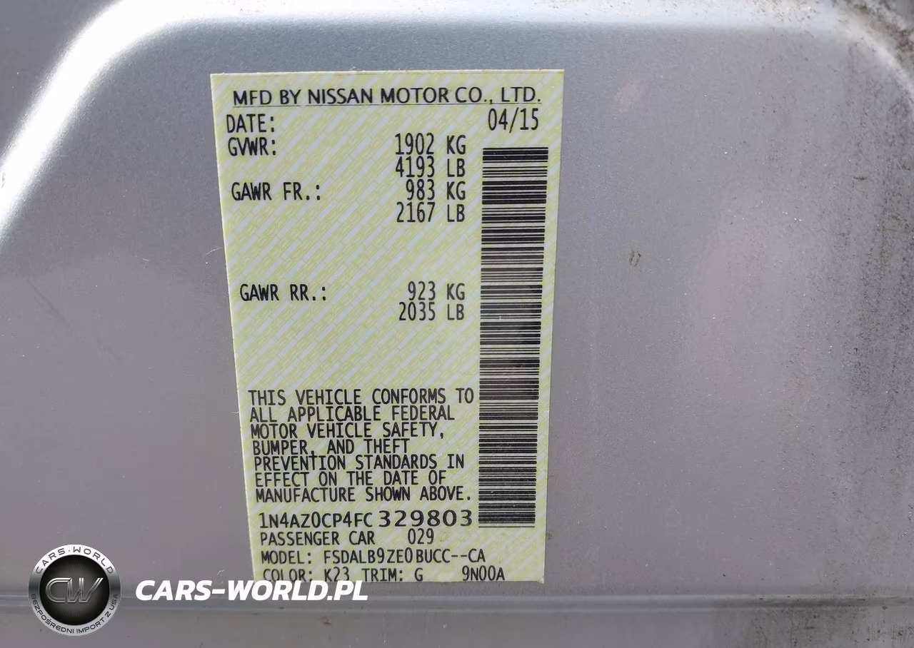 2015 Nissan Leaf S VIN:1N4AZ0CP4FC329803 - 9