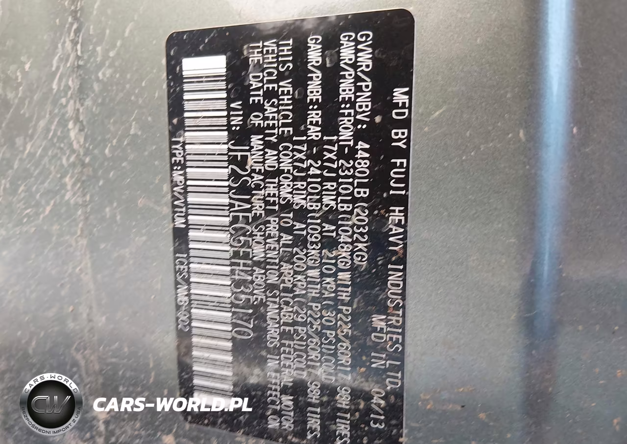 2014 Subaru Forester 2.5I Premium VIN:JF2SJAEC5EH435170 - 9