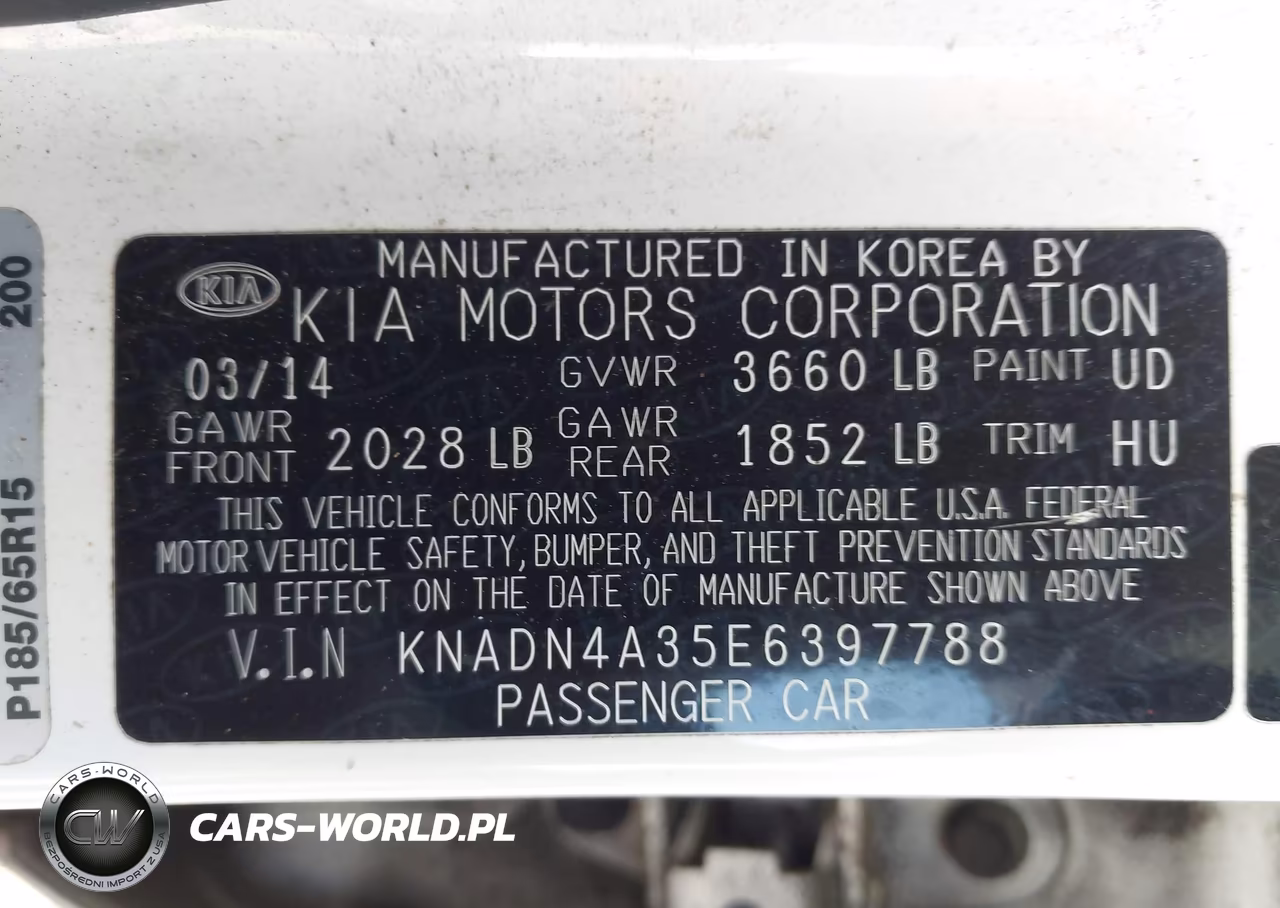 2014 Kia Rio Ex VIN:KNADN4A35E6397788 - 9