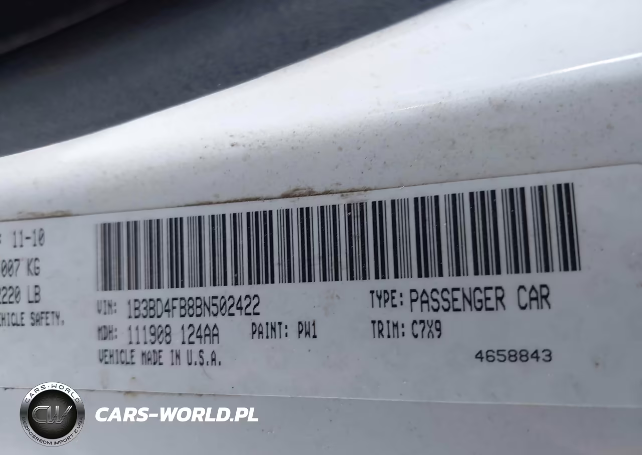 2011 Dodge Avenger Express VIN:1B3BD4FB8BN502422 - 9