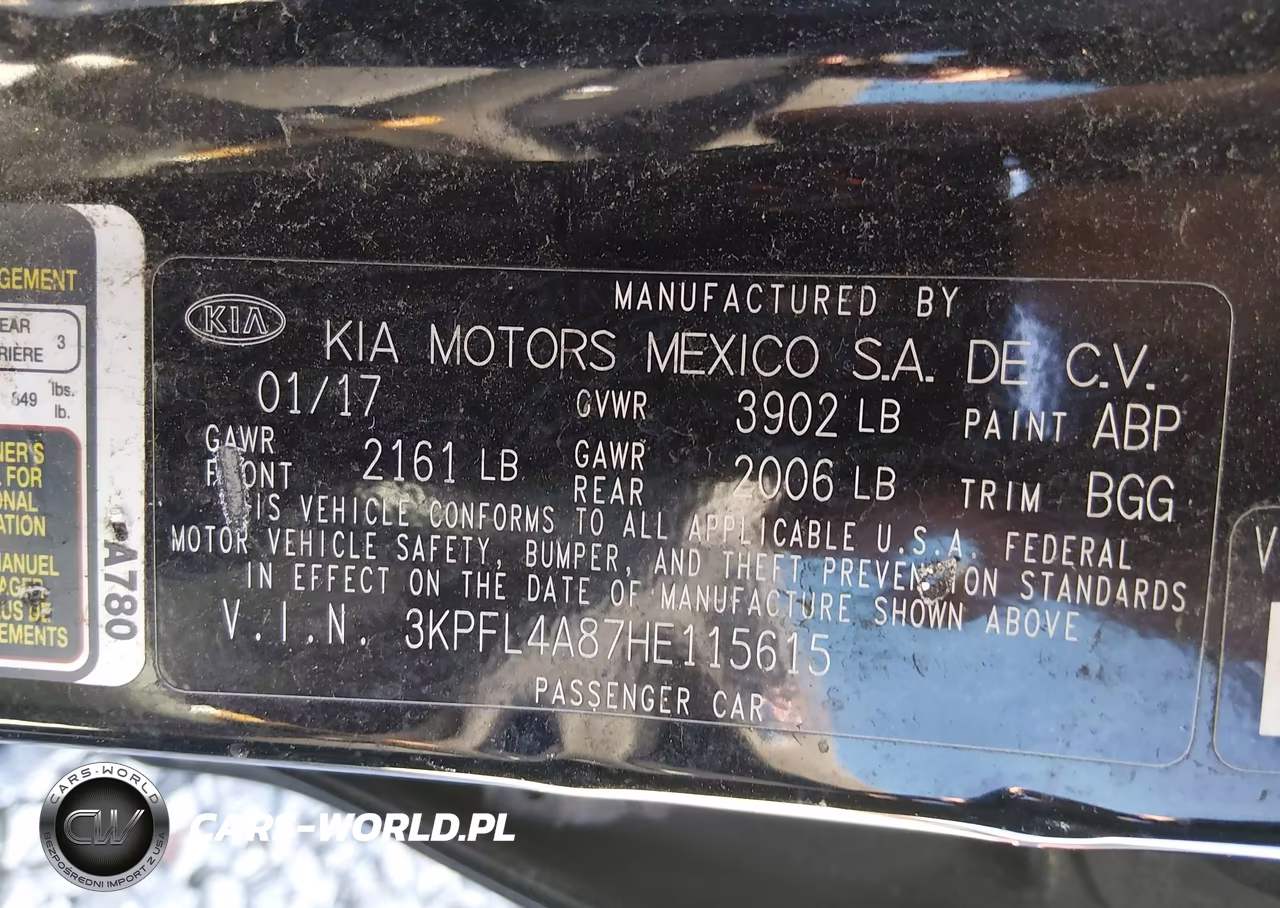 2017 Kia Forte Ex VIN:3KPFL4A87HE115615 - 9