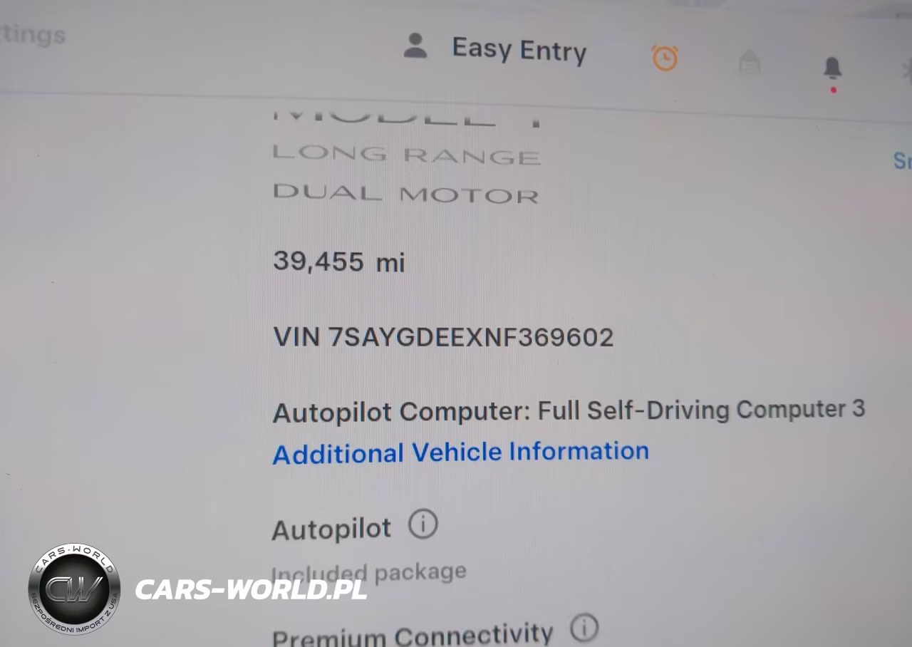 2022 Tesla Model Y Long Range Dual Motor All-Wheel Drive VIN:7SAYGDEEXNF369602 - 16