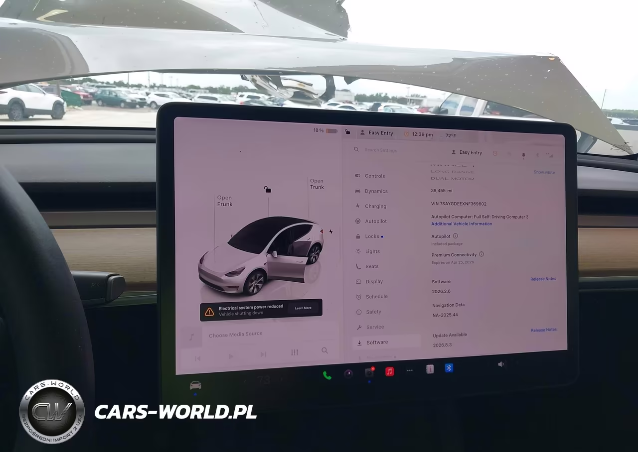 2022 Tesla Model Y Long Range Dual Motor All-Wheel Drive VIN:7SAYGDEEXNF369602 - 19