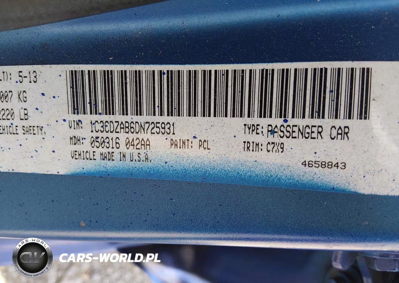 2013 Dodge Avenger Se VIN:1C3CDZAB6DN725931 - 9