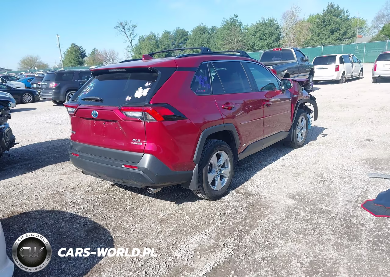2021 Toyota Rav4 Hybrid Xle VIN:2T3R6RFV7MW014301 - 4