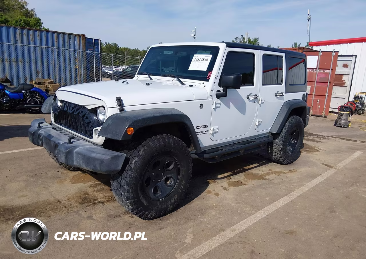 2017 Jeep Wrangler Unlimited Sport 4X4 VIN:1C4BJWDG2HL547300 - 2