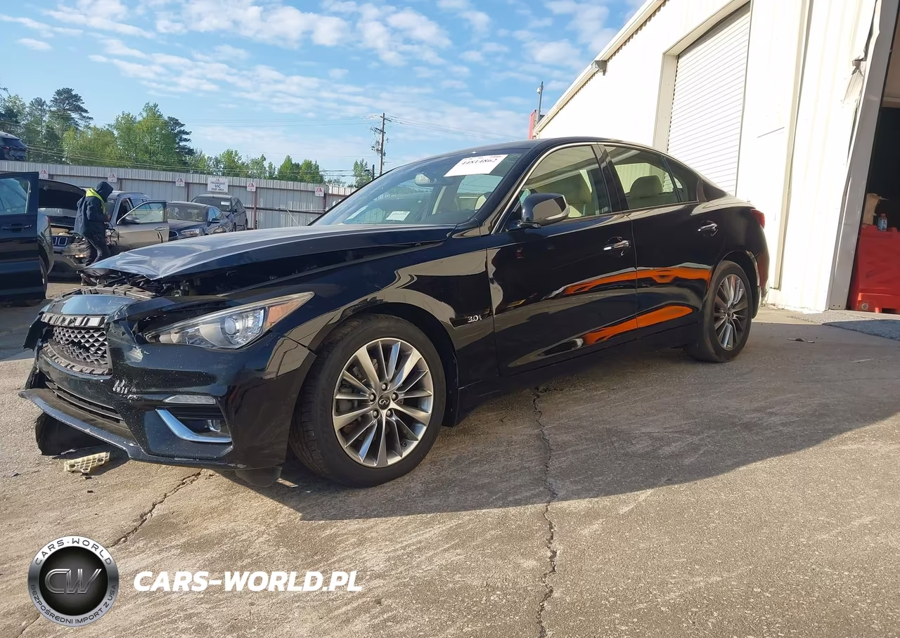 2018 Infiniti Q50 3.0T Luxe VIN:JN1EV7AR5JM433386 - 2