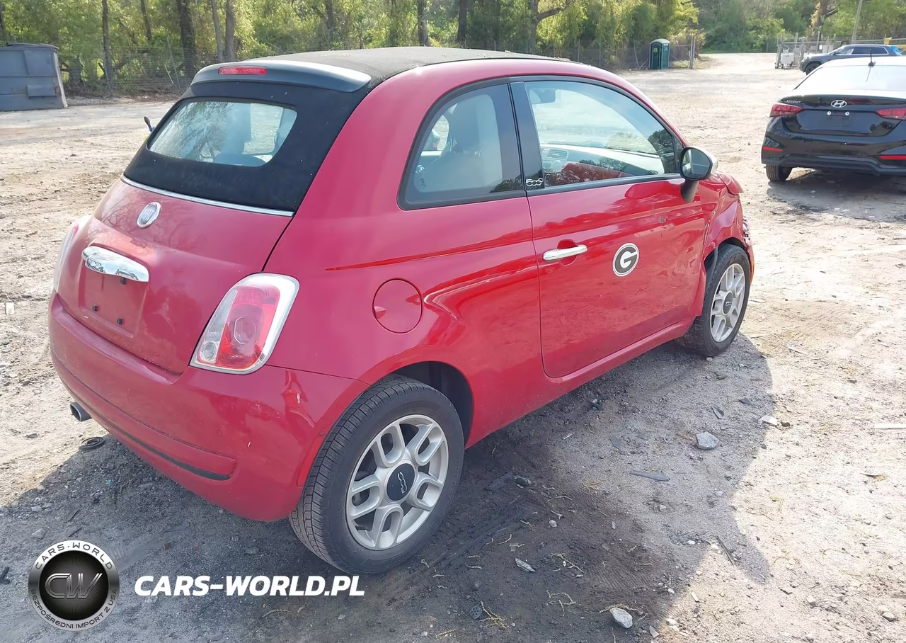 2012 Fiat 500C Pop VIN:3C3CFFDR6CT379850 - 4