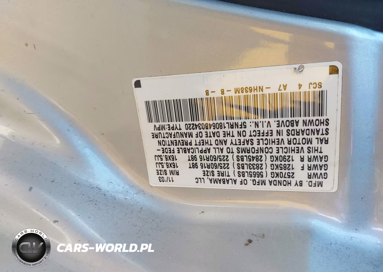 2004 Honda Odyssey Ex-L VIN:5FNRL18064B034220 - 9