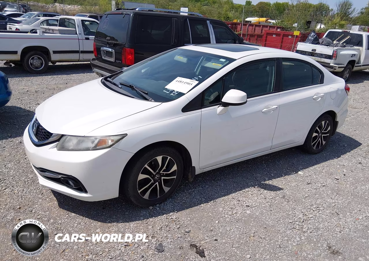 2013 Honda Civic Ex-L VIN:19XFB2F92DE036789 - 2