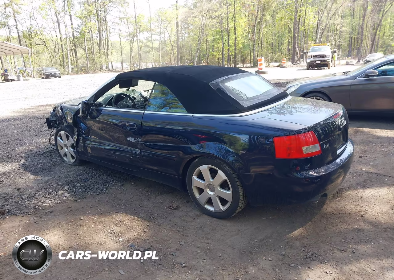 2005 Audi A4 3.0 VIN:WAUAT48H85K002925 - 3