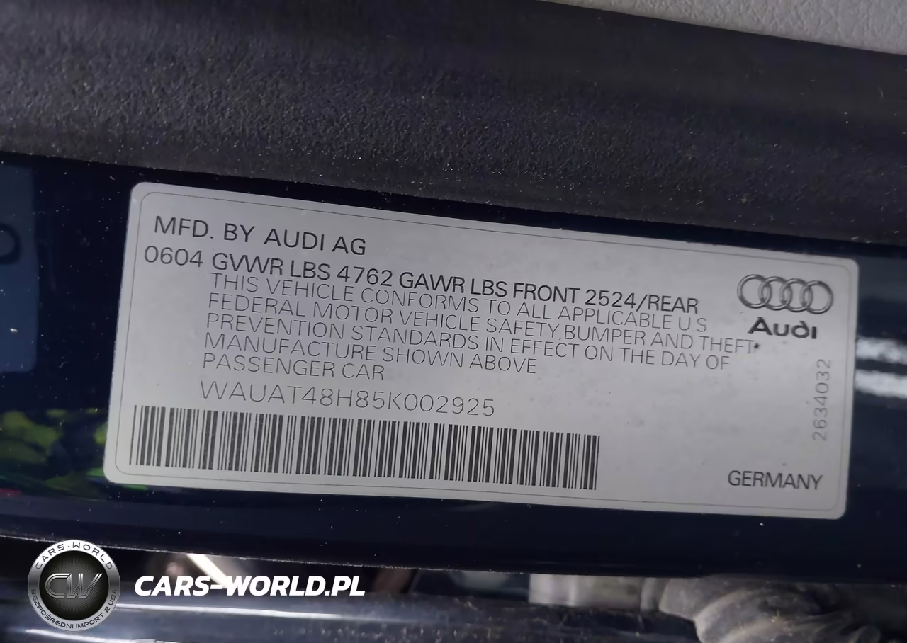 2005 Audi A4 3.0 VIN:WAUAT48H85K002925 - 9