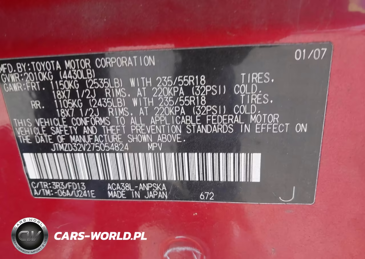 2007 Toyota Rav4 Sport VIN:JTMZD32V275054824 - 9