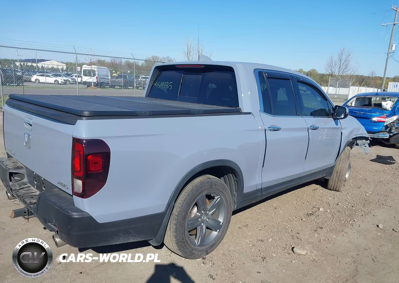 2022 Honda Ridgeline Rtl-E VIN:5FPYK3F75NB037953 - 4