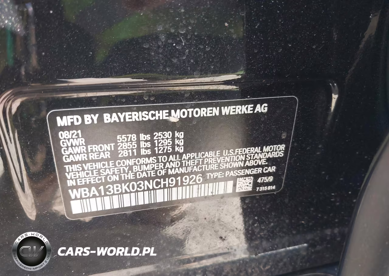 2022 BMW M550 I xDrive VIN:WBA13BK03NCH91926 - 9