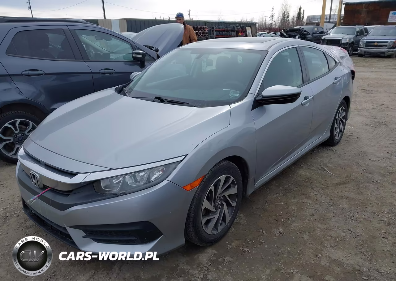 2018 Honda Civic Ex VIN:2HGFC2F75JH592074 - 2