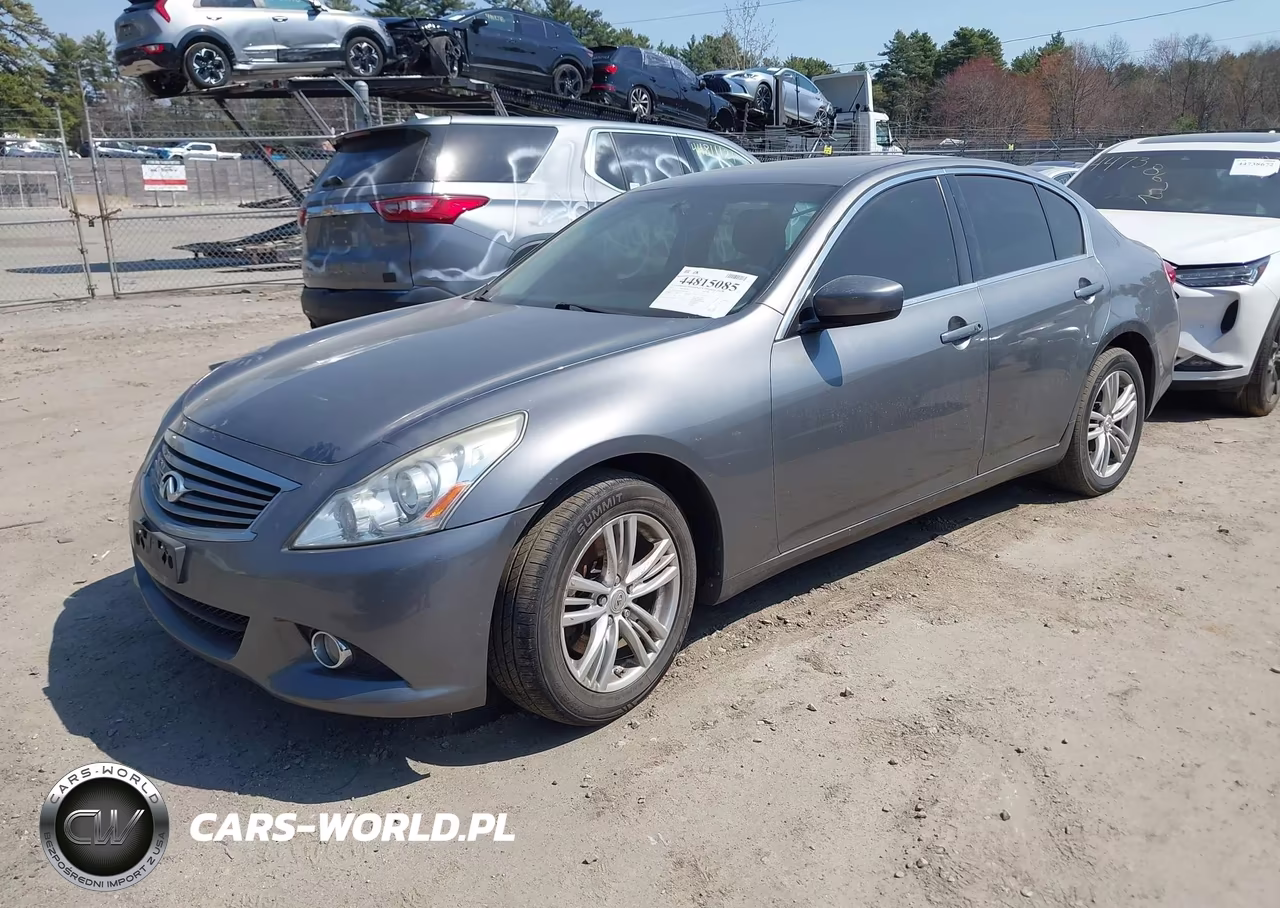 2013 Infiniti G37X VIN:JN1CV6AR0DM764267 - 2