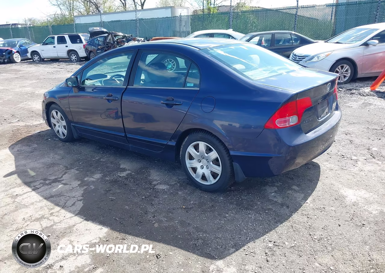 2007 Honda Civic Lx VIN:1HGFA16537L034489 - 3