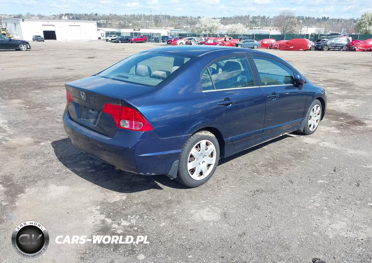 2007 Honda Civic Lx VIN:1HGFA16537L034489 - 4