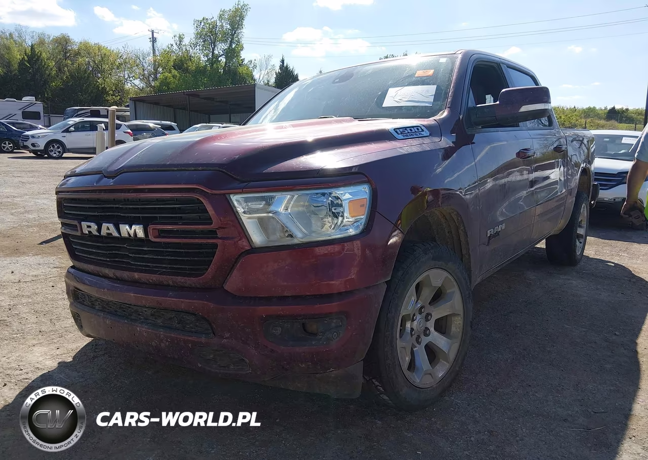 2019 Ram 1500 Big Horn-Lone Star 4X4 5'7 Box VIN:1C6SRFFT2KN713188 - 2