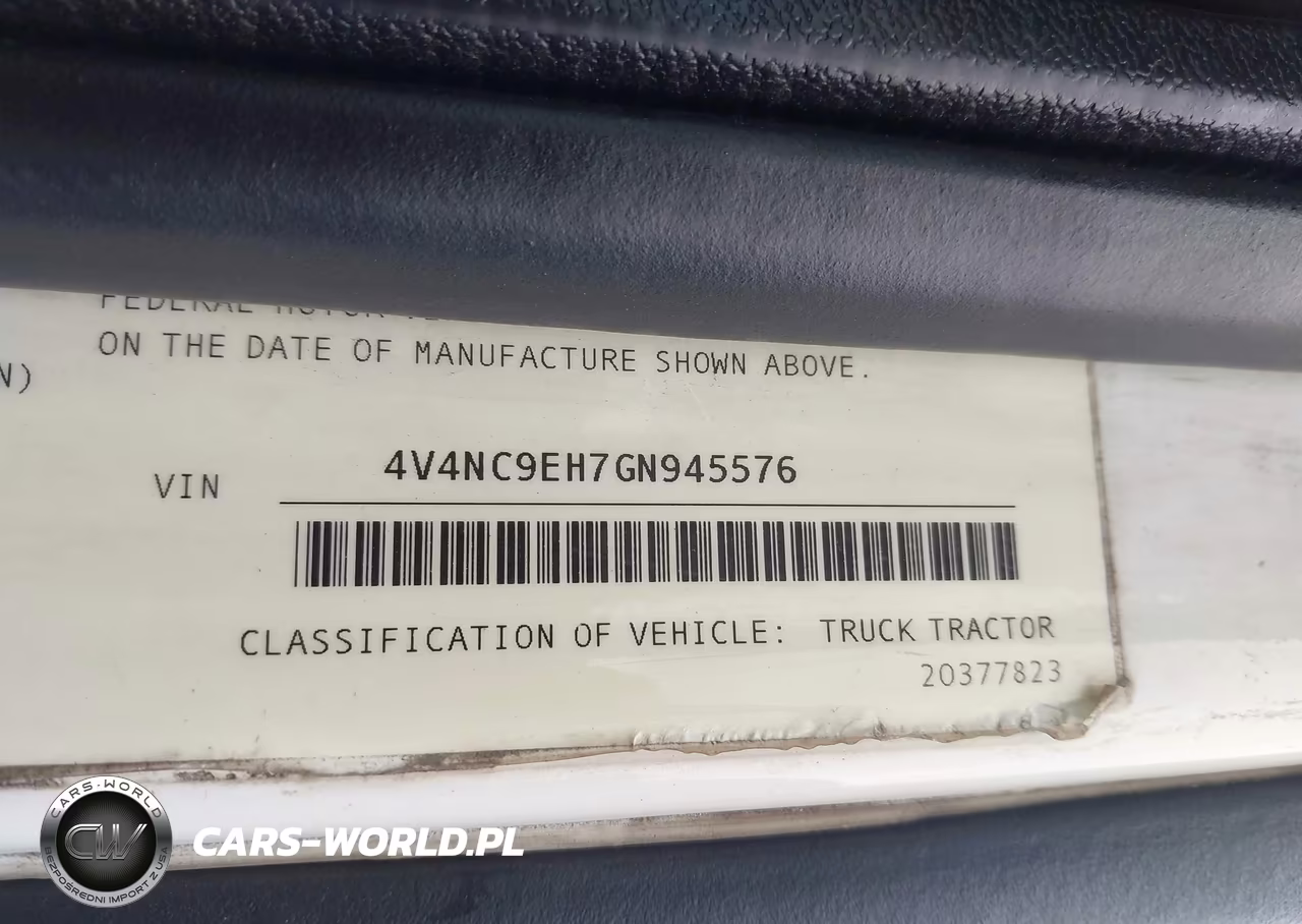2016 Volvo Vn VIN:4V4NC9EH7GN945576 - 8