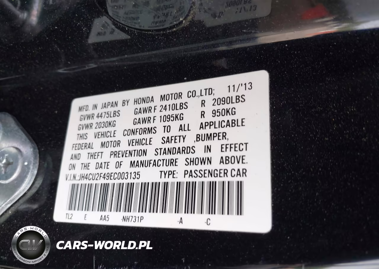 2014 Acura Tsx 2.4 VIN:JH4CU2F49EC003135 - 9