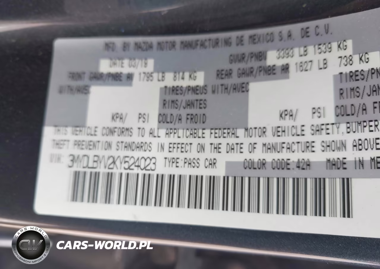 2019 Toyota Yaris L VIN:3MYDLBYV2KY524023 - 9