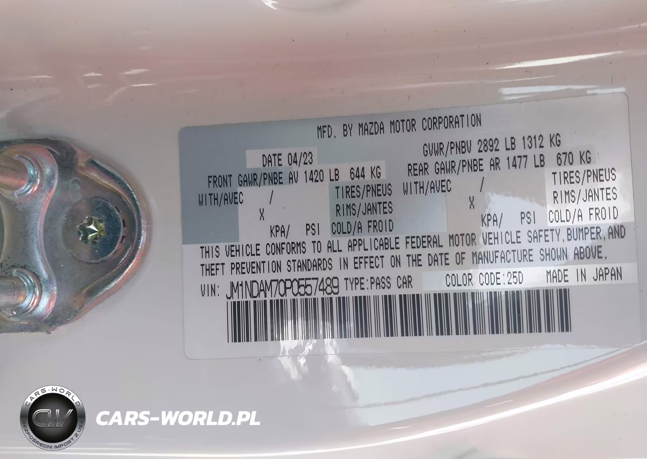 2023 Mazda Mx-5 Miata Rf Grand Touring VIN:JM1NDAM70P0557489 - 9