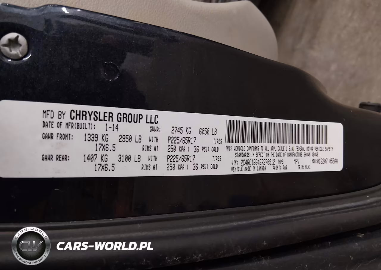 2014 Chrysler Town & Country Touring VIN:2C4RC1BG4ER270912 - 9