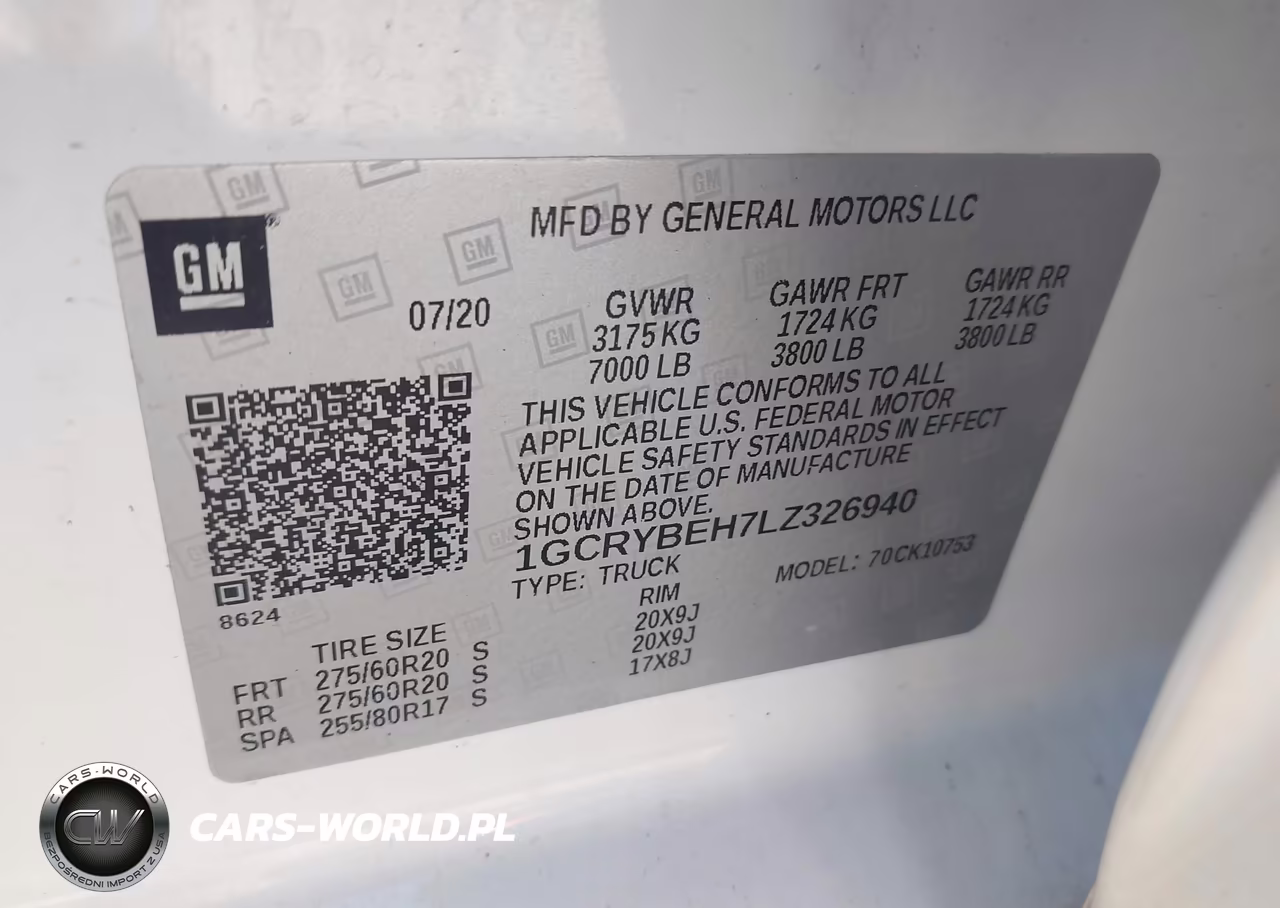 2020 Chevrolet Silverado 1500 4Wd Standard Bed Custom VIN:1GCRYBEH7LZ326940 - 9