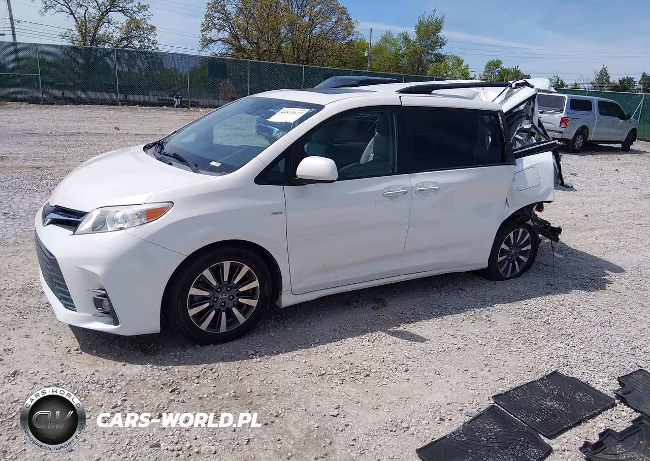 2020 Toyota Sienna Xle Premium VIN:5TDDZ3DC2LS242495 - 2