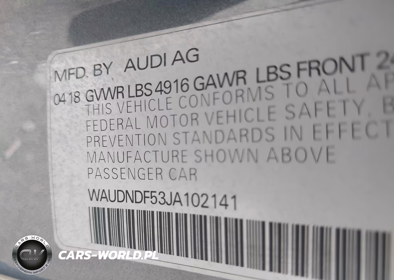2018 Audi A5 2.0T Premium VIN:WAUDNDF53JA102141 - 9