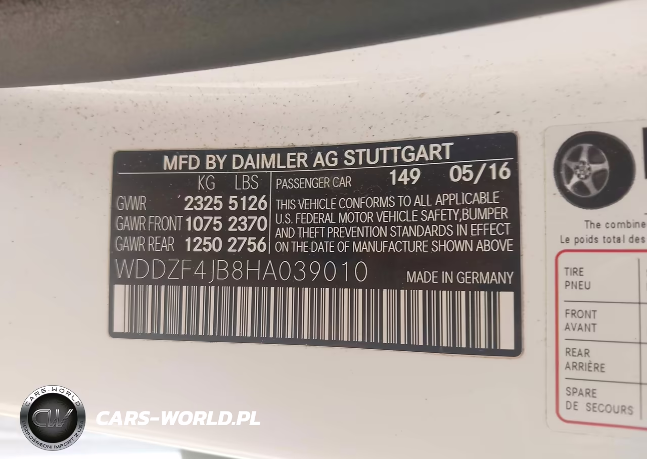 2017 Mercedes-Benz E 300 VIN:WDDZF4JB8HA039010 - 9