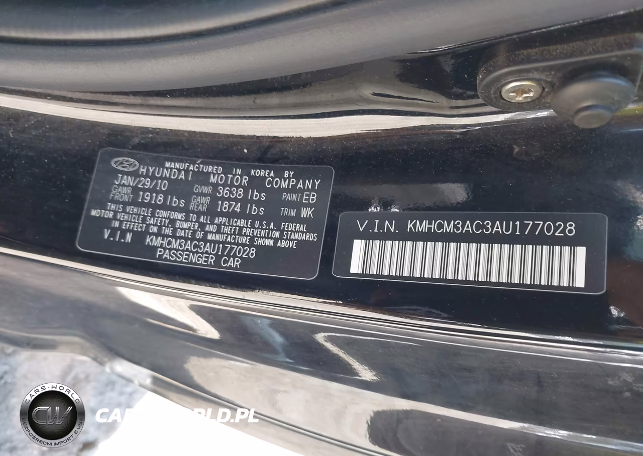 2010 Hyundai Accent Gs VIN:KMHCM3AC3AU177028 - 9