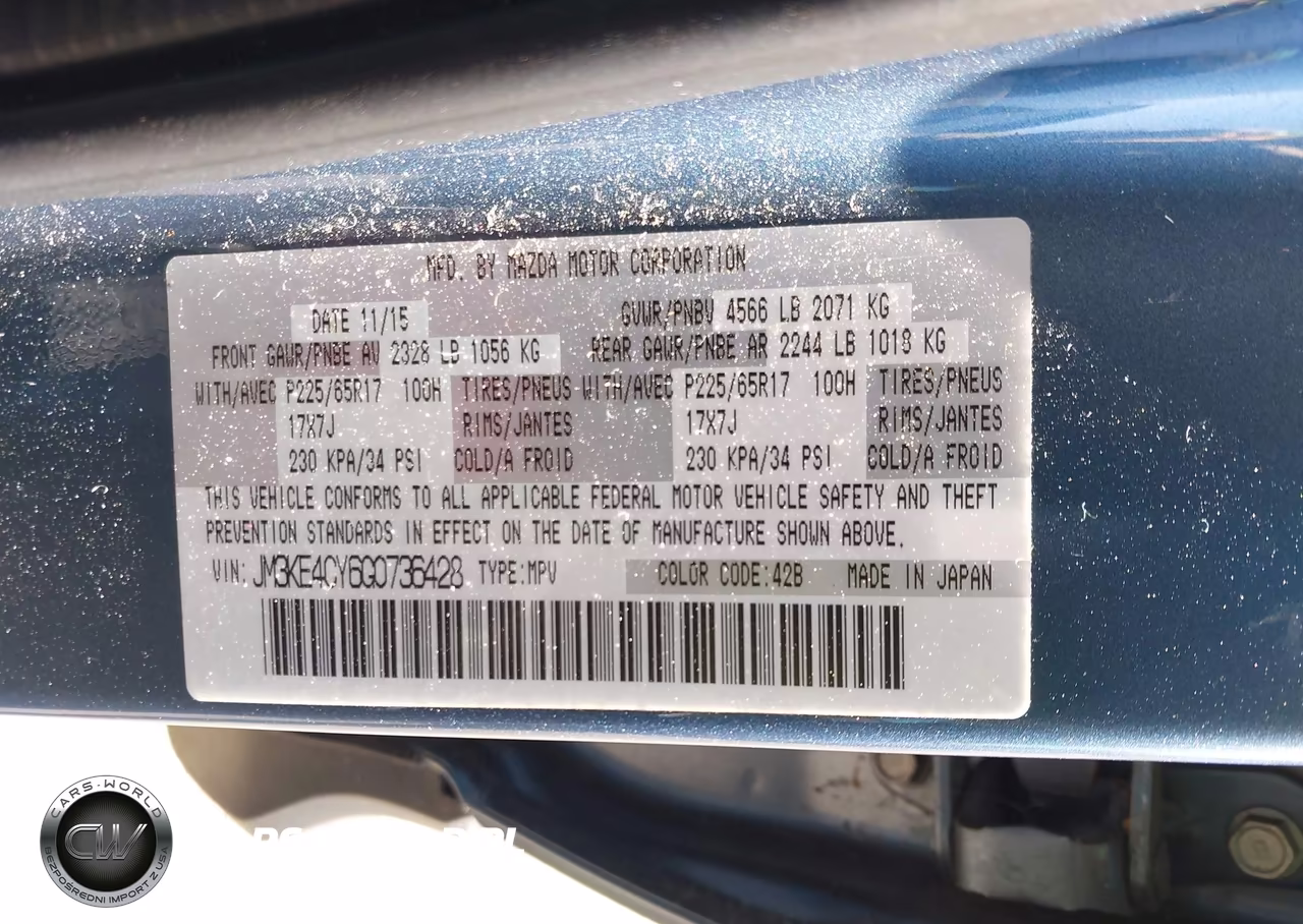 2016 Mazda Cx-5 Touring VIN:JM3KE4CY6G0736428 - 9