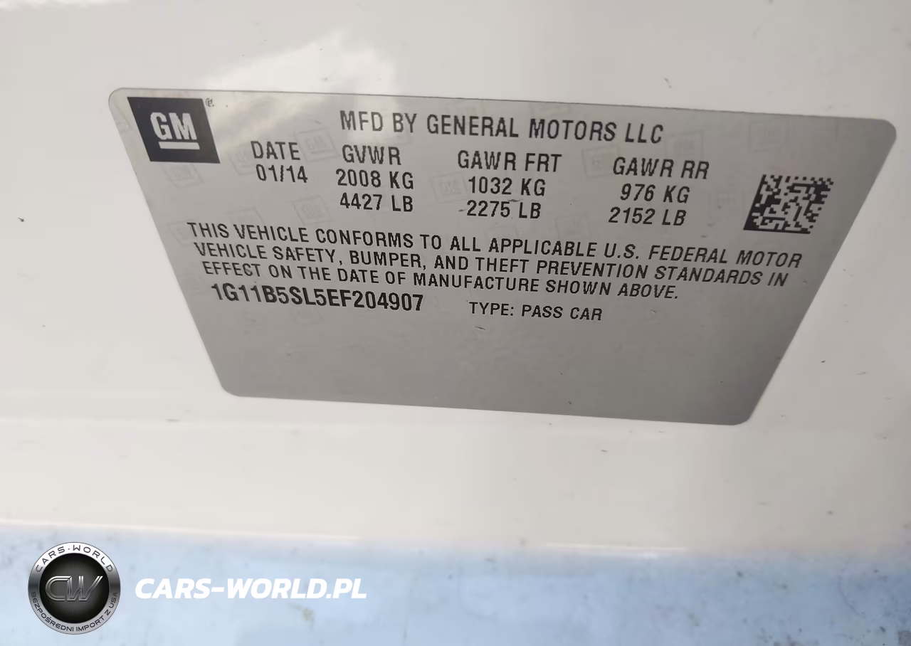 2014 Chevrolet Malibu 1Ls VIN:1G11B5SL5EF204907 - 9