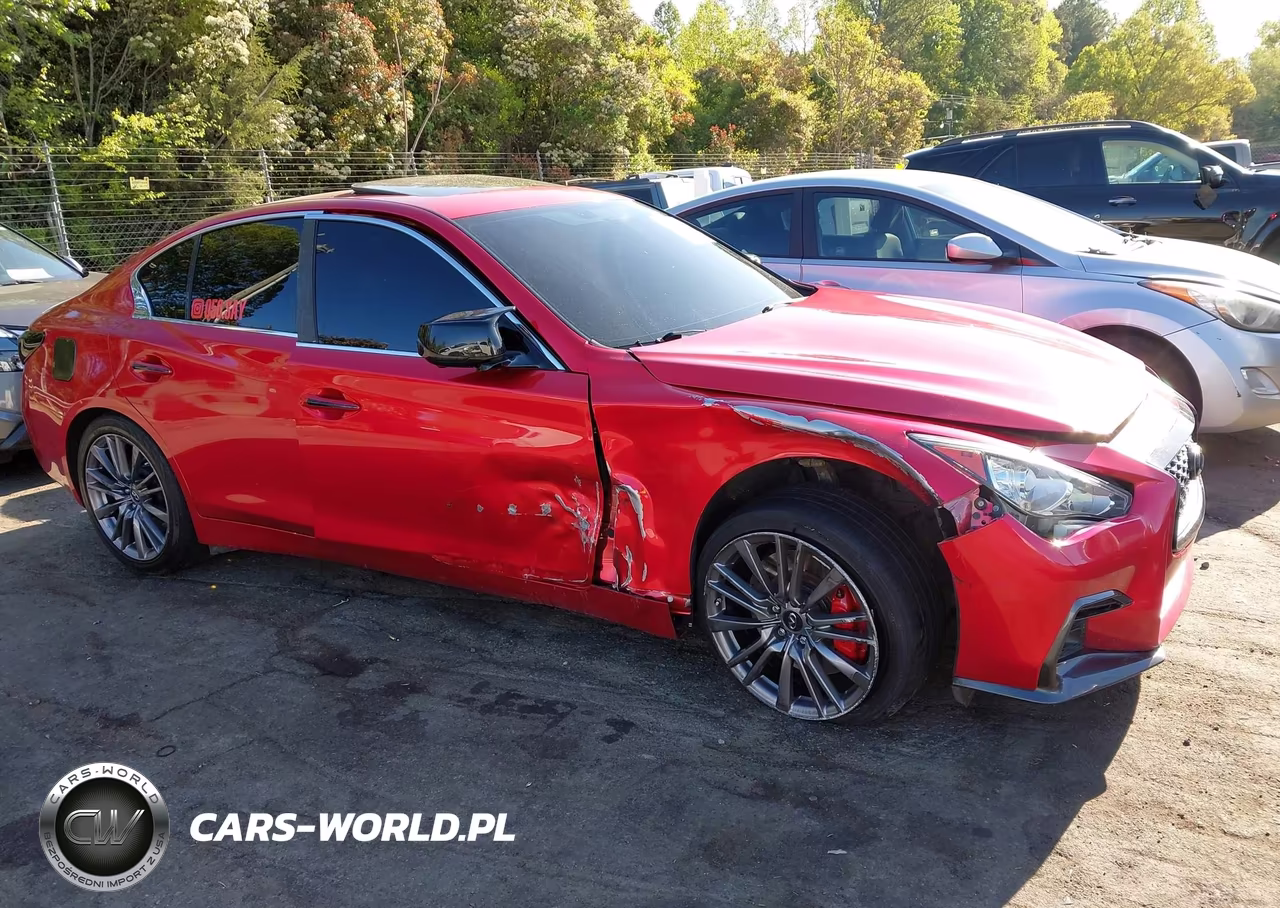 2019 Infiniti Q50 3.0T Red Sport 400 VIN:JN1FV7AR2KM800685 - 12