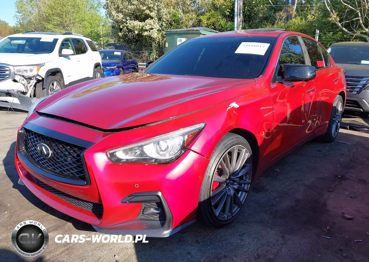 2019 Infiniti Q50 3.0T Red Sport 400 VIN:JN1FV7AR2KM800685 - 2
