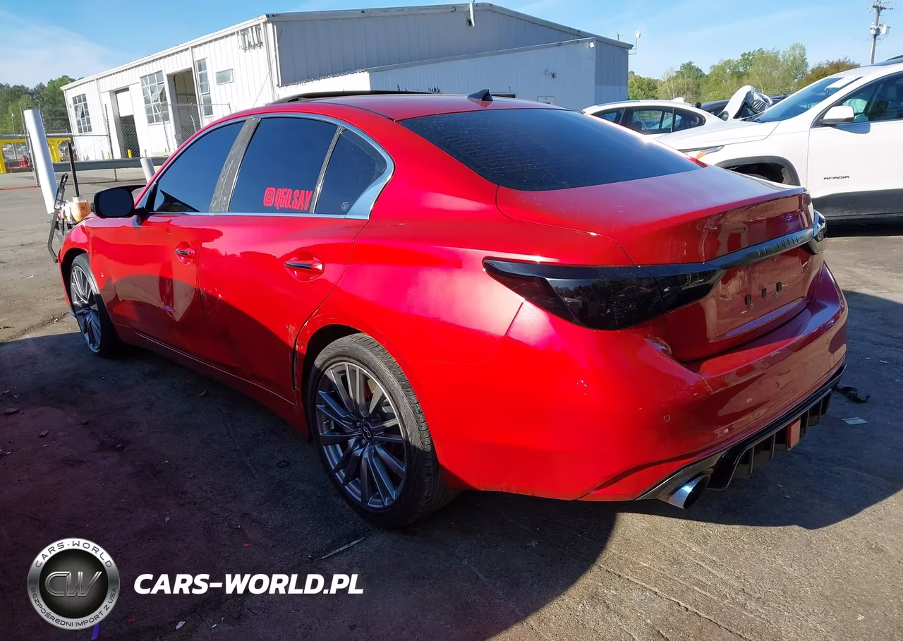 2019 Infiniti Q50 3.0T Red Sport 400 VIN:JN1FV7AR2KM800685 - 3