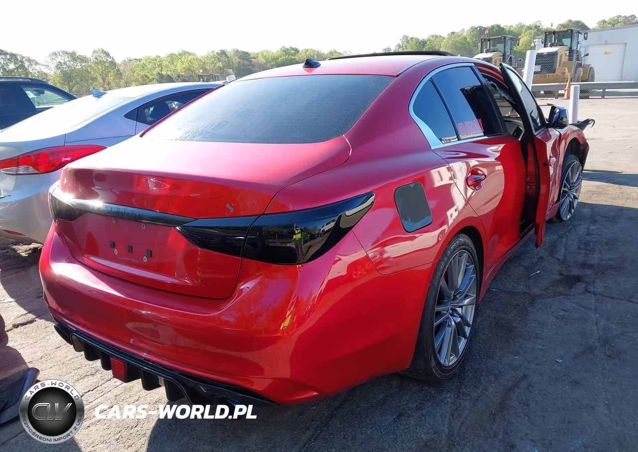 2019 Infiniti Q50 3.0T Red Sport 400 VIN:JN1FV7AR2KM800685 - 4
