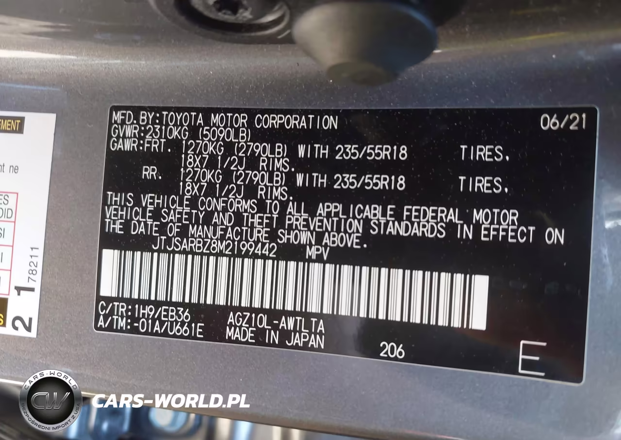 2021 Lexus Nx 300 F Sport VIN:JTJSARBZ8M2199442 - 9