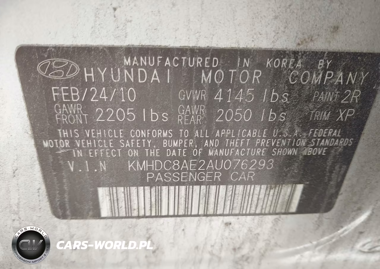 2010 Hyundai Elantra Touring Gls VIN:KMHDC8AE2AU076293 - 9