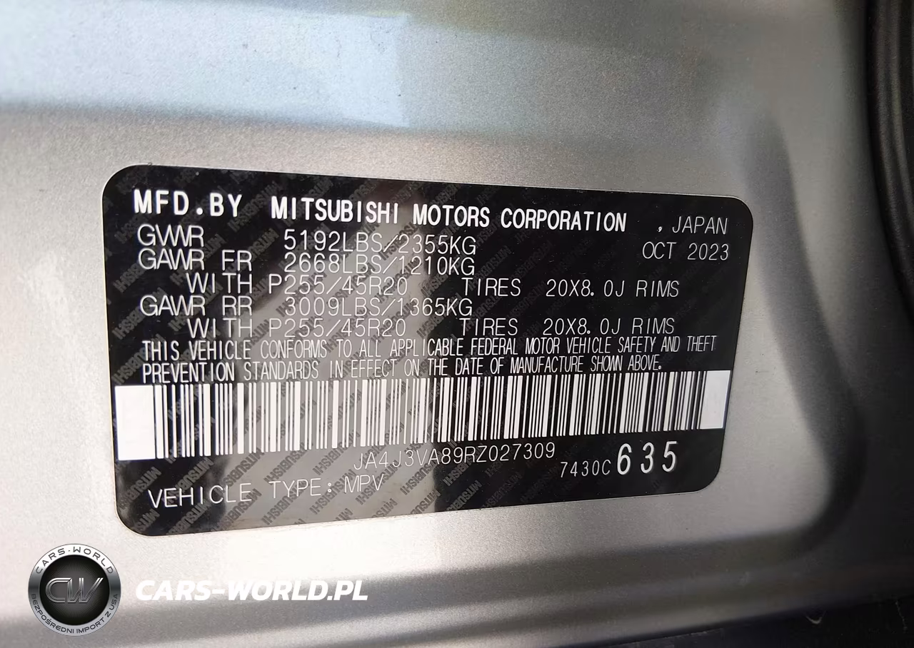 2024 Mitsubishi Outlander Se 2.5 2Wd-Se Black Edition S-Awc-Se Black Edition W-Pano Roof S-Awc VIN:JA4J3VA89RZ027309 - 9
